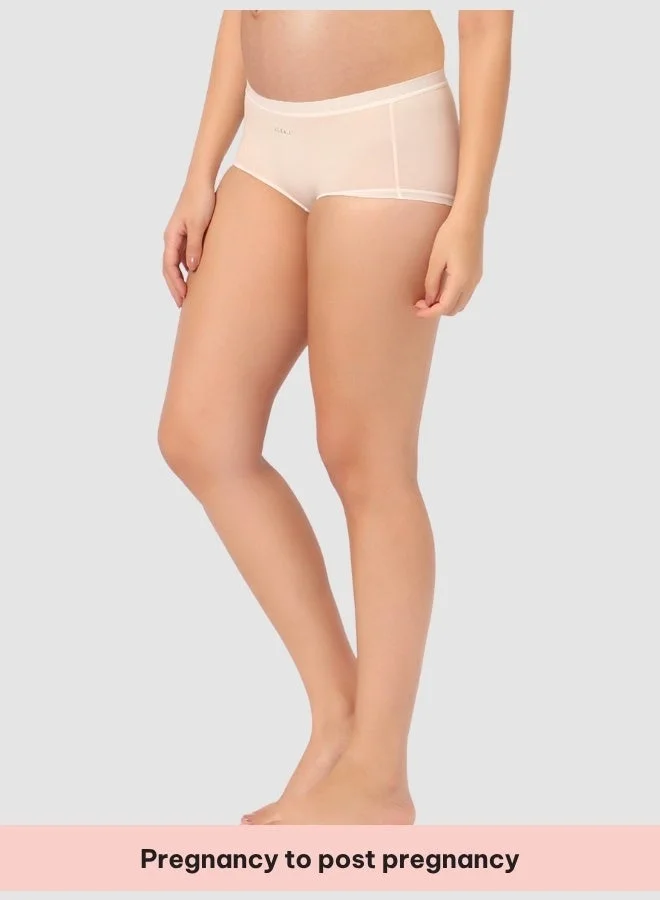 Intimate Queen Light Green, Light Pink, Blue Corn Bae Maternity Lacy Boy Shorts – Ultra-Soft, No Roll-Ups & Gusset Support, Full Coverage Comfort for Every Trimester (Pack Of 3)  | Best Price UAE
